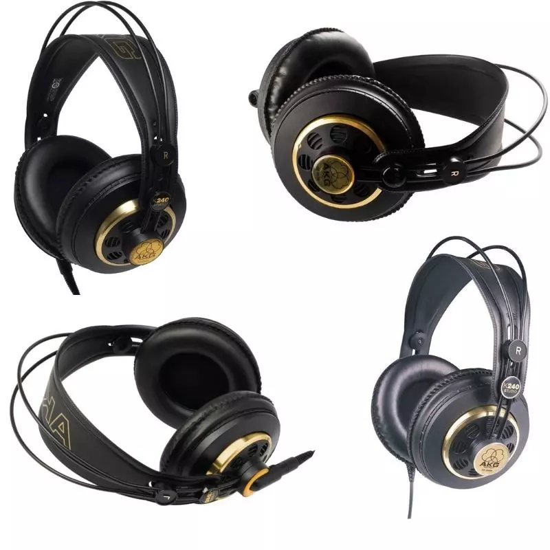 AKG K240 Headphone From All Four Sides